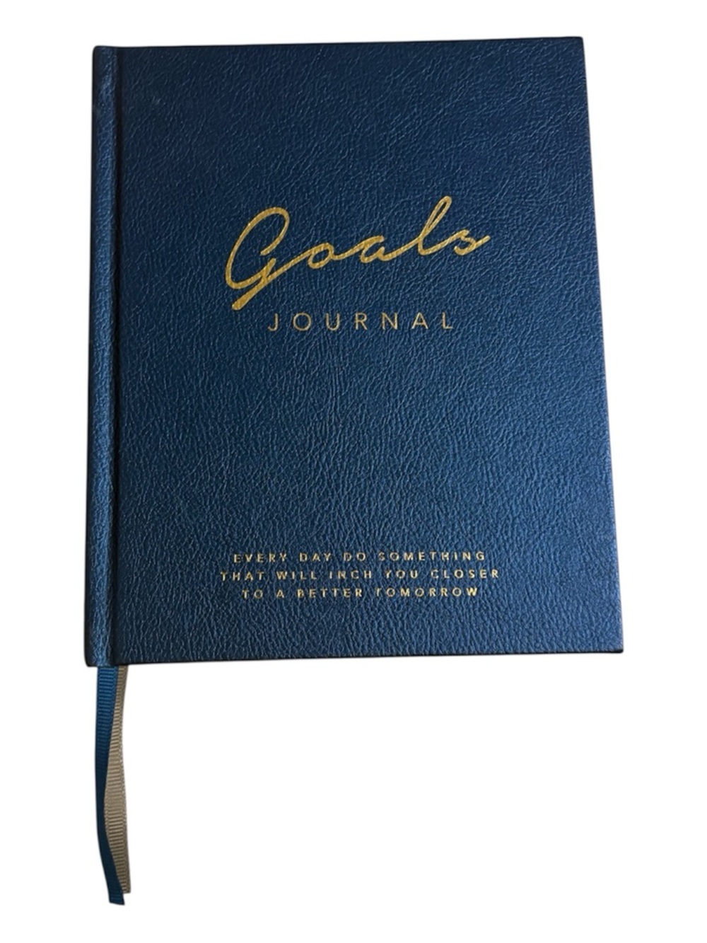 Goals Journal Planner. Hardcover. Blue